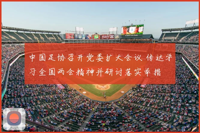 中国足协召开党委扩大会议 传达学习全国两会精神并研讨落实举措