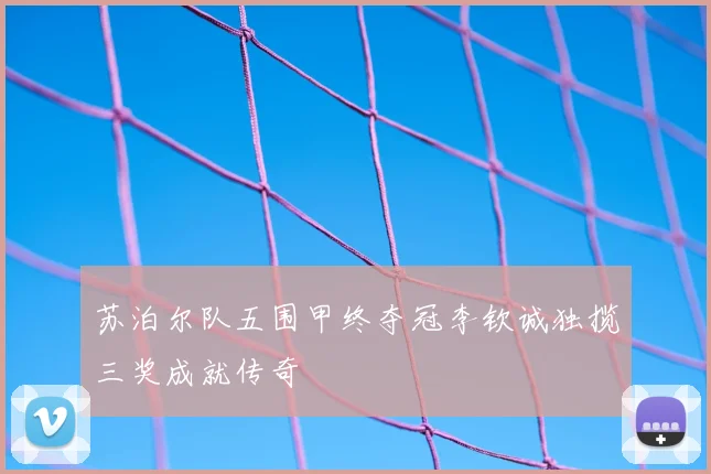 苏泊尔队五围甲终夺冠李钦诚独揽三奖成就传奇